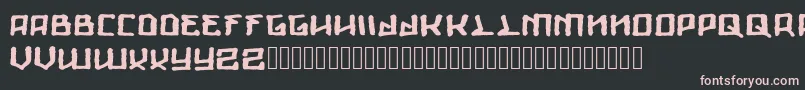 Giants Font – Pink Fonts on Black Background