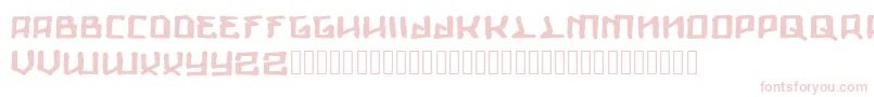 Шрифт Giants – розовые шрифты на белом фоне