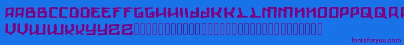 Шрифт Giants – фиолетовые шрифты на синем фоне