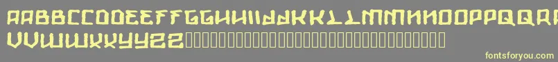 Giants Font – Yellow Fonts on Gray Background