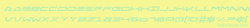 En savoir plus sur la police FreeAgentItalic Police FreeAgentItalic – polices vertes sur fond jaune