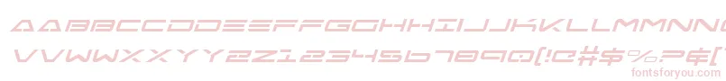 FreeAgentItalic Font – Pink Fonts on White Background