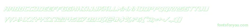 Vikingsquad3Dital Font – Green Fonts on White Background