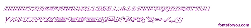 Vikingsquad3Dital Font – Purple Fonts on White Background