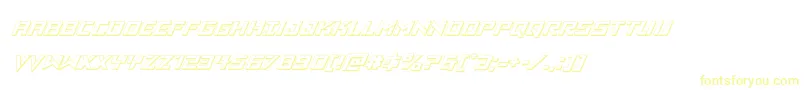 Vikingsquad3Dital Font – Yellow Fonts on White Background