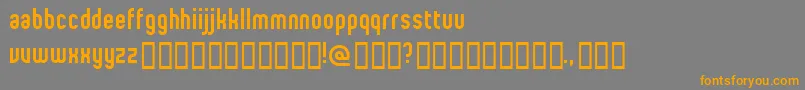 fuente ProletarianBeta – Fuentes Naranjas Sobre Fondo Gris