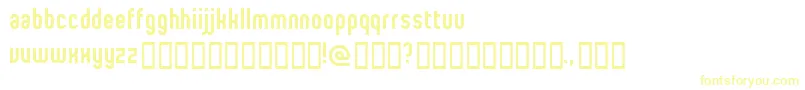 ProletarianBeta-fontti – keltaiset fontit