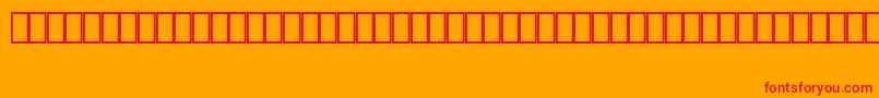 SharifLightBt-Schriftart – Rote Schriften auf orangefarbenem Hintergrund