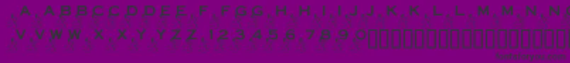 LmsPowerInYourCornerNow Font – Black Fonts on Purple Background