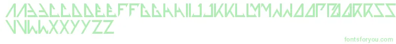 Thetrainingartist Font – Green Fonts on White Background