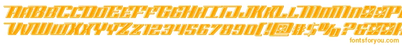 Шрифт Rocketpopbevel – оранжевые шрифты