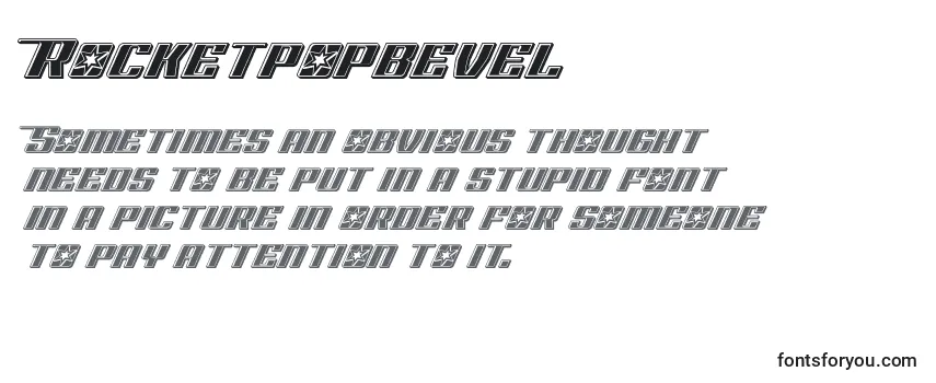 Rocketpopbevel Font