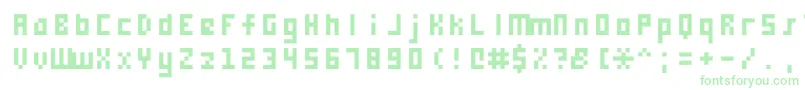 Monooge0555-fontti – vihreät fontit
