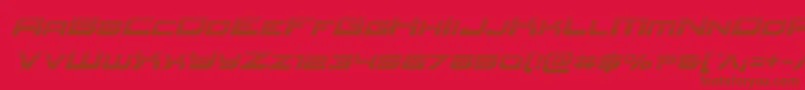 Redrocketgradital Font – Brown Fonts on Red Background