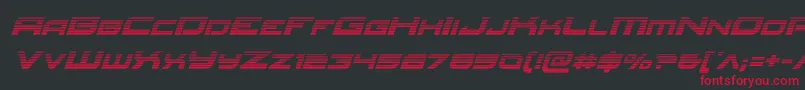 Redrocketgradital Font – Red Fonts on Black Background