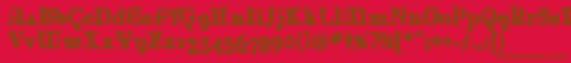 More about Rinaink Font Rinaink Font – Brown Fonts on Red Background