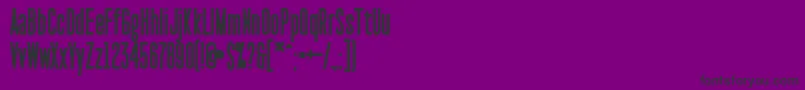 PaktCondensedBlack Font – Black Fonts on Purple Background