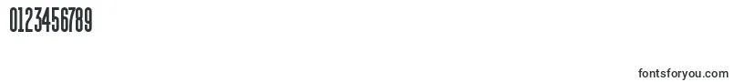 Fonte PaktCondensedBlack – fontes para números e dígitos