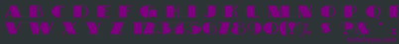 Bigapple Font – Purple Fonts on Black Background