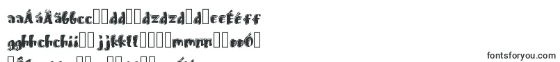 Fastostrich-fontti – slovakian fontit