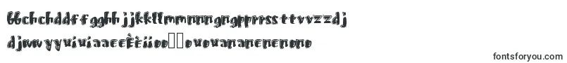 Fastostrich-Schriftart – kreolische Schriften