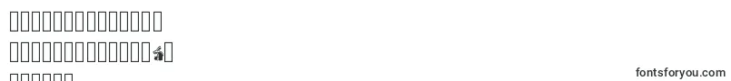 フォントFastostrich – ビルマ語の文字