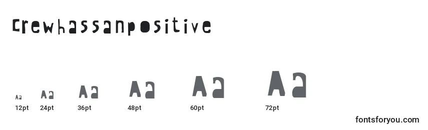 Crewhassanpositive Font Sizes