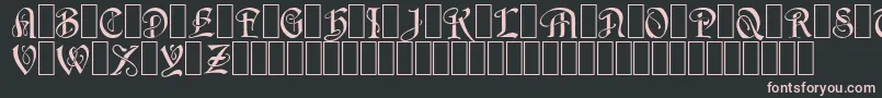 Wraith1 Font – Pink Fonts on Black Background