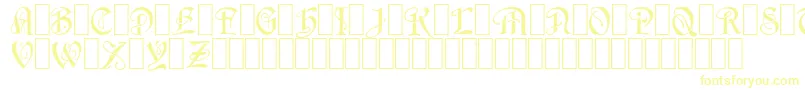 Wraith1-fontti – keltaiset fontit