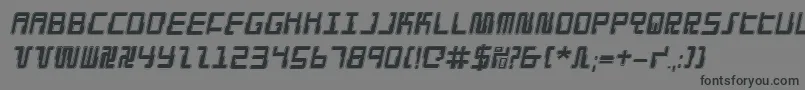 fuente DroidLoverProItalic – Fuentes Negras Sobre Fondo Gris