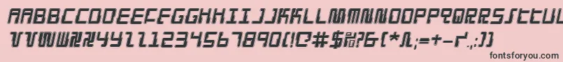 Saiba mais sobre a fonte DroidLoverProItalic Fonte DroidLoverProItalic – fontes pretas em um fundo rosa