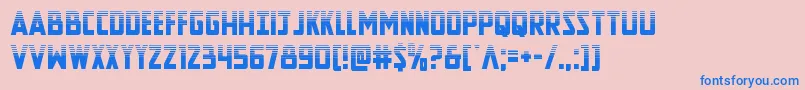 Newcomictitlehalf Font – Blue Fonts on Pink Background