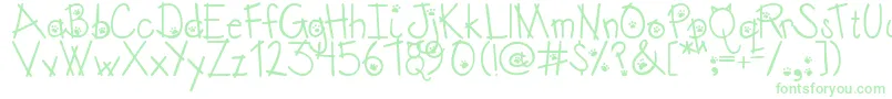 Austiebostkittenklub Font – Green Fonts