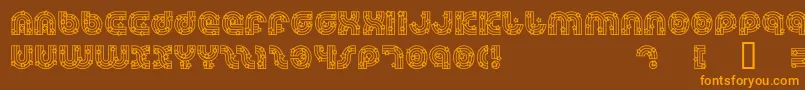 More about Dreamlas Font Dreamlas Font – Orange Fonts on Brown Background