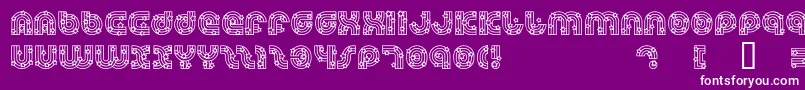 fuente Dreamlas – Fuentes Blancas Sobre Fondo Morado