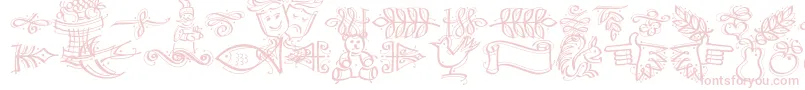 Dfcalligraphicornament Font – Pink Fonts