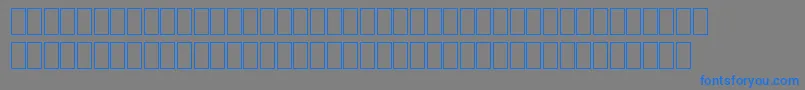 MilpicsGeneric Font – Blue Fonts on Gray Background