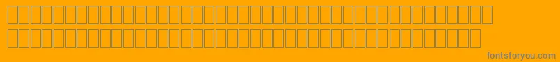 MilpicsGeneric Font – Gray Fonts on Orange Background
