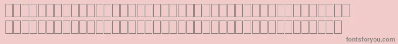 MilpicsGeneric Font – Gray Fonts on Pink Background