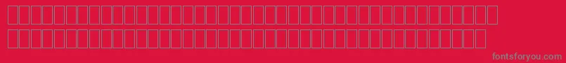 MilpicsGeneric Font – Gray Fonts on Red Background