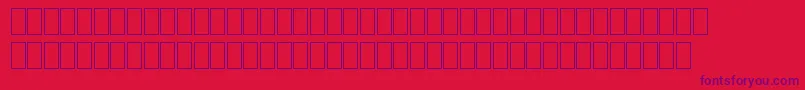 MilpicsGeneric Font – Purple Fonts on Red Background