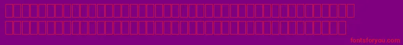 MilpicsGeneric Font – Red Fonts on Purple Background