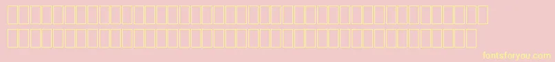 MilpicsGeneric Font – Yellow Fonts on Pink Background