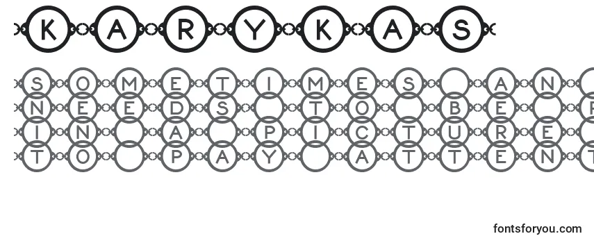 Обзор шрифта Karykas