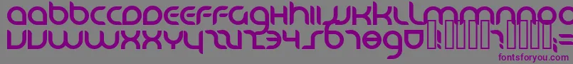 Danube ffy-fontti – violetit fontit harmaalla taustalla