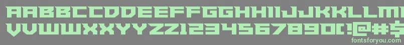 Paladinsstraight Font – Green Fonts on Gray Background