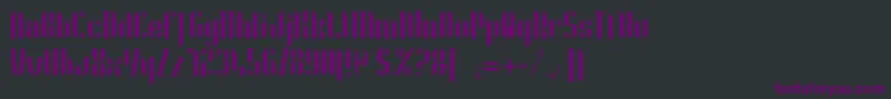 Nolla01 Font – Purple Fonts on Black Background