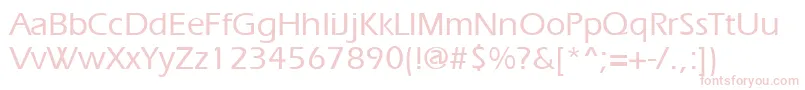 ErgoemediumRegular Font – Pink Fonts on White Background