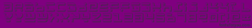 Rockts Font – Black Fonts on Purple Background