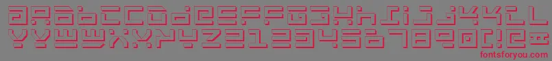 fuente Rockts – Fuentes Rojas Sobre Fondo Gris